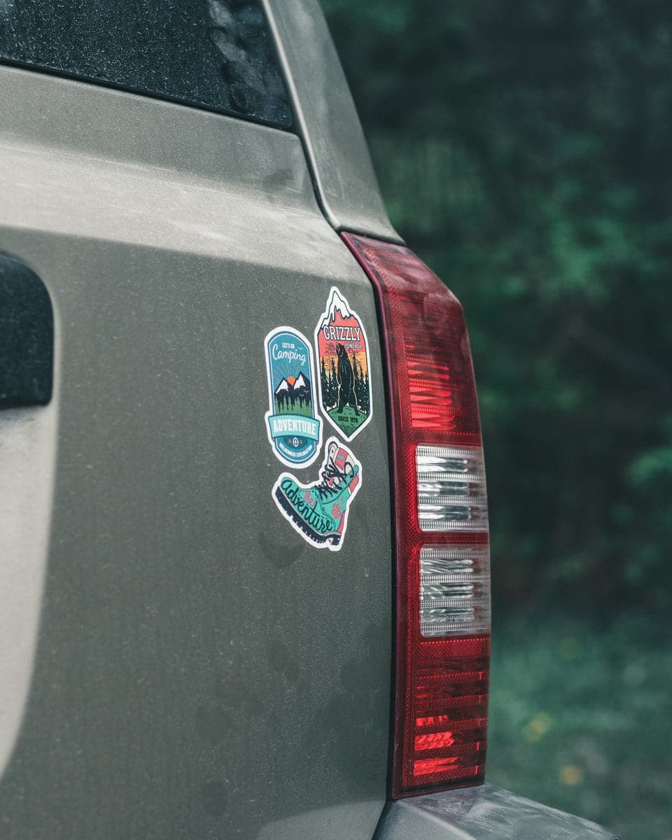 print - Car Stickers - Print Peppermint - custom