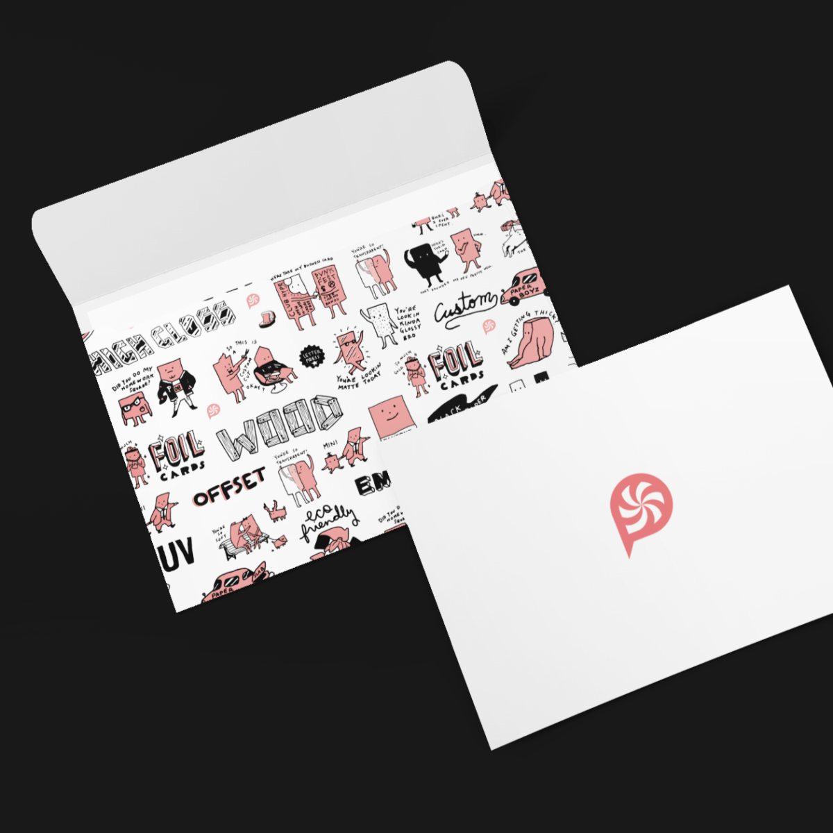 print - Custom Envelopes - Print Peppermint - custom