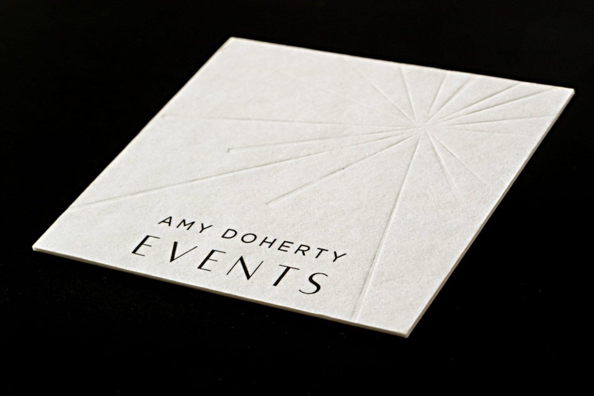 print - Letterpress Business Cards - Print Peppermint - custom