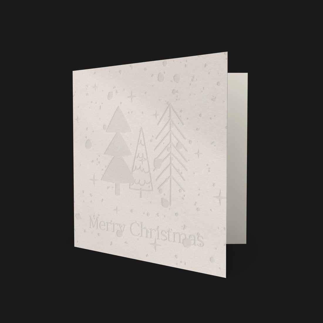 print - Letterpress Christmas Cards - Print Peppermint - custom