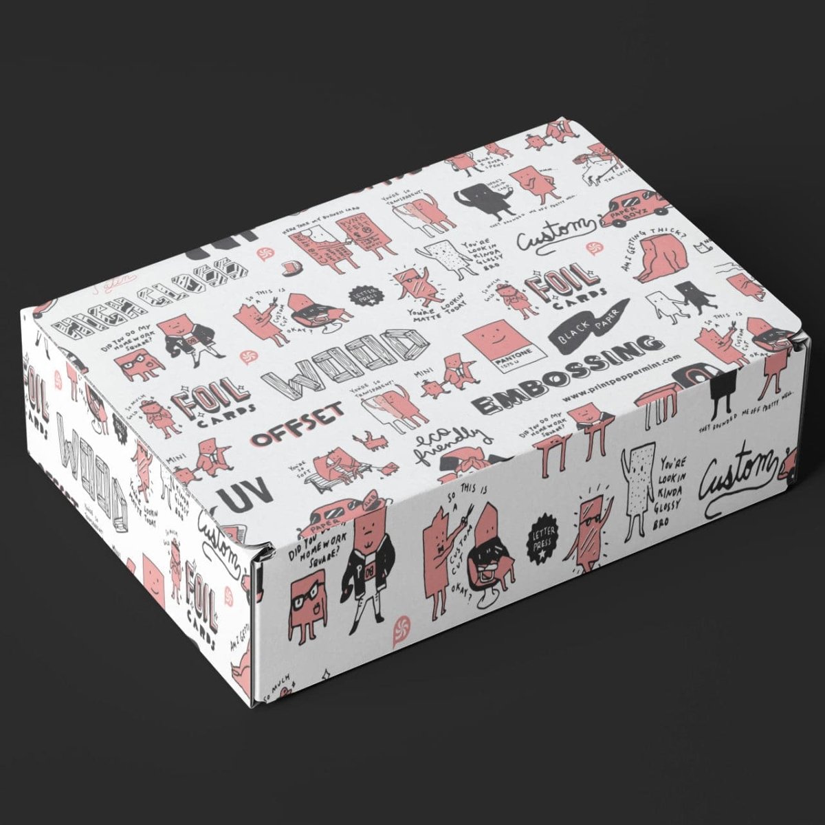 print - Mailer Boxes - Print Peppermint - custom