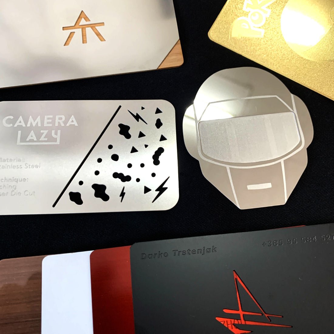 print - Metal Card Samples Pack - Print Peppermint - custom