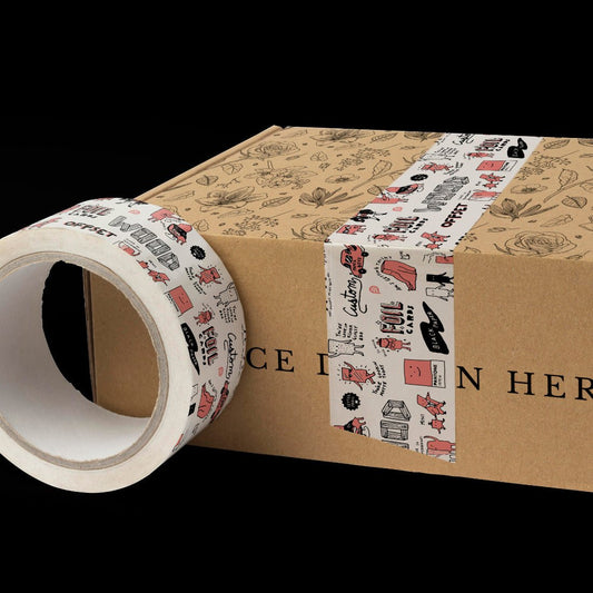 print - Packaging Tape - Print Peppermint - custom