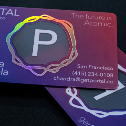 print - Plastic Business Cards - Print Peppermint - custom