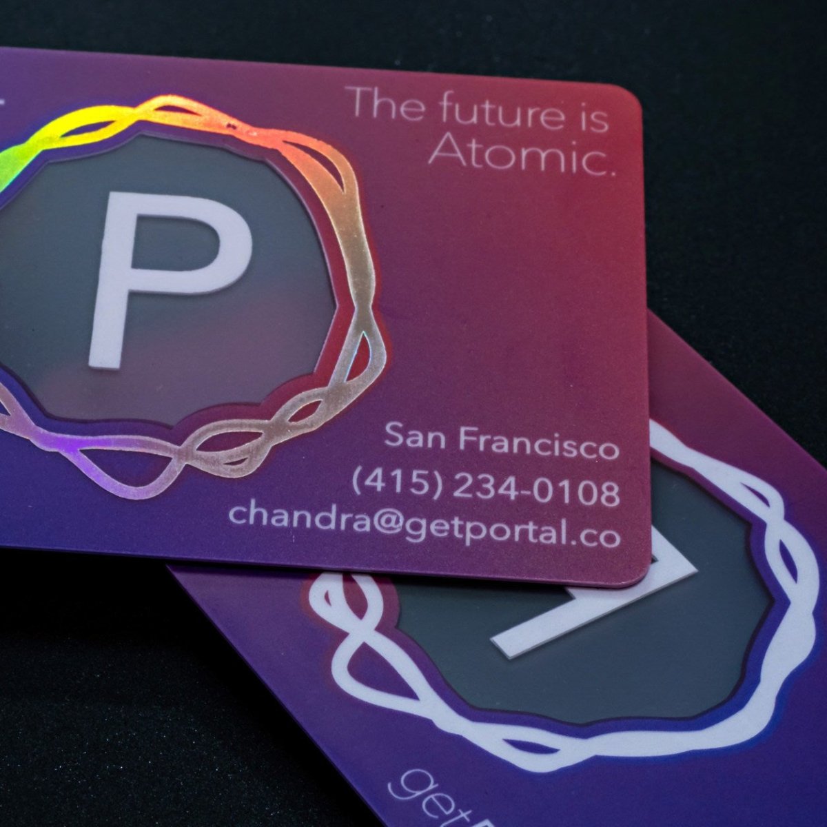 print - Plastic Card Samples - Print Peppermint - custom